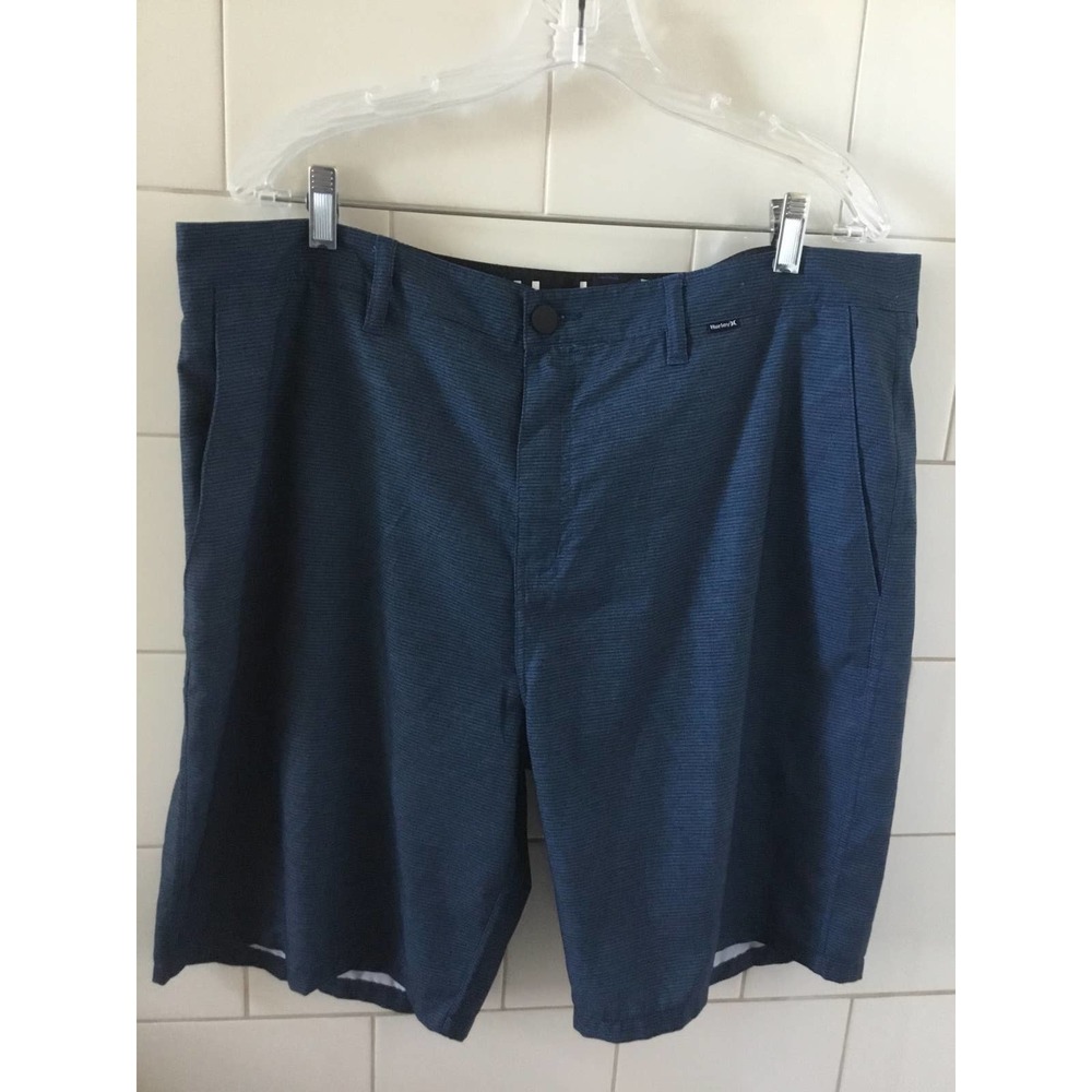 Hurley Blue Striped 21"  Mens Walkshorts sz 38